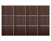 Nova Sliding Closet Doors - Style 03 | Panel Door | Prestige Brown