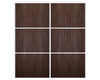 Nova Sliding Closet Doors - Style 03 | Panel Door | Prestige Brown | Buy Doors Online