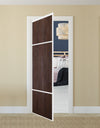 Nova Pivot Closet Doors - Style 10 | Panel Door | Swing Door | Prestige Brown | Buy Doors Online