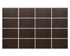 Nova Sliding Closet Doors - Style 04 | Panel Door | Black Walnut | Buy Doors Online