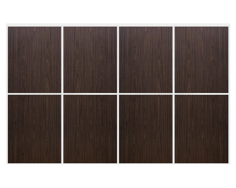 Nova Sliding Closet Doors - Style 02 | Panel Door | Black Walnut