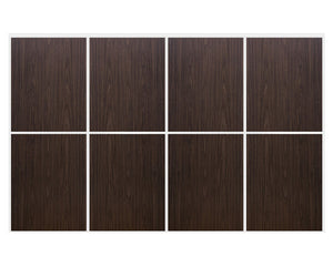 Nova Sliding Closet Doors - Style 02 | Panel Door | Black Walnut | Buy Doors Online
