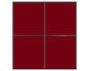 Nova Sliding Closet Doors - Style 02 | Panel Door | Burgundy | Buy Doors Online