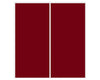 Nova Sliding Closet Doors - Style 01 | Panel Door | Burgundy | Buy Doors Online