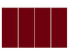 Nova Sliding Closet Doors - Style 01 | Panel Door | Burgundy | Buy Doors Online