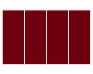 Nova Sliding Closet Doors - Style 01 | Panel Door | Burgundy | Buy Doors Online