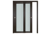 Nova Italia Vetro 1 Lite Premium Wenge Laminate Interior Door| ByPass Door