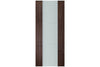 Nova Italia Vetro 2H Prestige Brown Laminate Interior Door| ByPass Door | Buy Doors Online