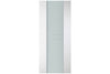 Nova Italia Vetro 2HC Alaskan White Laminate Interior Door| ByPass Door | Buy Doors Online