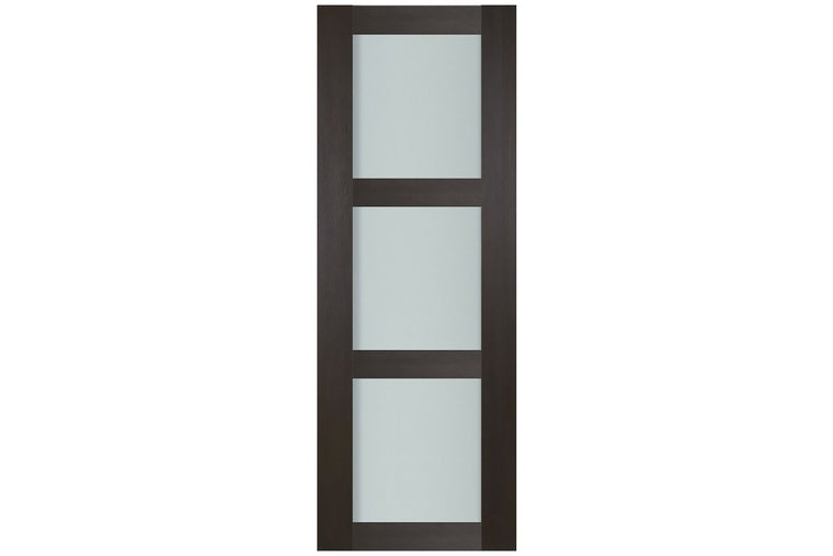 Nova Italia Vetro 3 Lite Premium Wenge Laminate Interior Door| ByPass Door