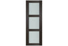 Nova Italia Vetro 3 Lite Premium Wenge Laminate Interior Door| ByPass Door | Buy Doors Online