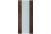 Nova Italia Vetro 3H Prestige Brown Laminate Interior Door| ByPass Door | Buy Doors Online