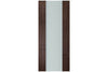 Nova Italia Vetro 01 Prestige Brown Laminate Interior Door| ByPass Door | Buy Doors Online