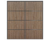 Nova Sliding Closet Doors - Style 04 | Panel Door | Dark Aloe Wood | Buy Doors Online