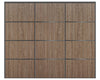 Nova Sliding Closet Doors - Style 04 | Panel Door | Dark Aloe Wood | Buy Doors Online