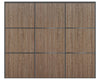 Nova Sliding Closet Doors - Style 03 | Panel Door | Dark Aloe Wood