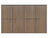 Nova Sliding Closet Doors - Style 02 | Panel Door | Dark Aloe Wood | Buy Doors Online