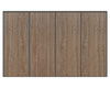 Nova Sliding Closet Doors - Style 01 | Panel Door | Dark Aloe Wood | Buy Doors Online