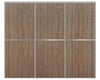 Nova Sliding Closet Doors - Style 02 | Panel Door | Dark Aloe Wood | Buy Doors Online