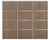 Nova Sliding Closet Doors - Style 04 | Panel Door | Dark Aloe Wood | Buy Doors Online