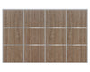 Nova Sliding Closet Doors - Style 03 | Panel Door | Dark Aloe Wood