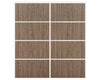 Nova Sliding Closet Doors - Style 04 | Panel Door | Dark Aloe Wood | Buy Doors Online