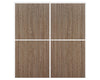 Nova Sliding Closet Doors - Style 02 | Panel Door | Dark Aloe Wood | Buy Doors Online