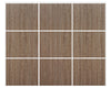 Nova Sliding Closet Doors - Style 03 | Panel Door | Dark Aloe Wood