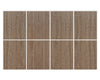 Nova Sliding Closet Doors - Style 02 | Panel Door | Dark Aloe Wood | Buy Doors Online