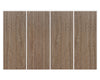 Nova Sliding Closet Doors - Style 01 | Panel Door | Dark Aloe Wood | Buy Doors Online