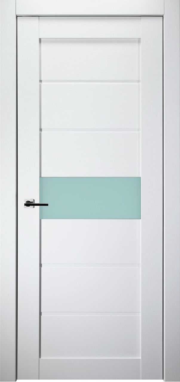Edna Vetro Bianco Noble Belldinni Modern Interior Door