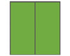 Nova Sliding Closet Doors - Style 01 | Glass Door | Green | Buy Doors Online