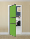 Nova Pivot Closet Doors - Style 06 | Glass Door | Swing Door | Green