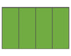 Nova Sliding Closet Doors - Style 01 | Glass Door | Green | Buy Doors Online