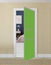 Nova Pivot Closet Doors - Style 06 | Glass Door | Swing Door | Green