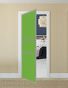 Nova Pivot Closet Doors - Style 06 | Glass Door | Swing Door | Green