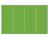 Nova Sliding Closet Doors - Style 01 | Glass Door | Green | Buy Doors Online