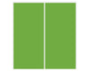 Nova Sliding Closet Doors - Style 01 | Glass Door | Green | Buy Doors Online