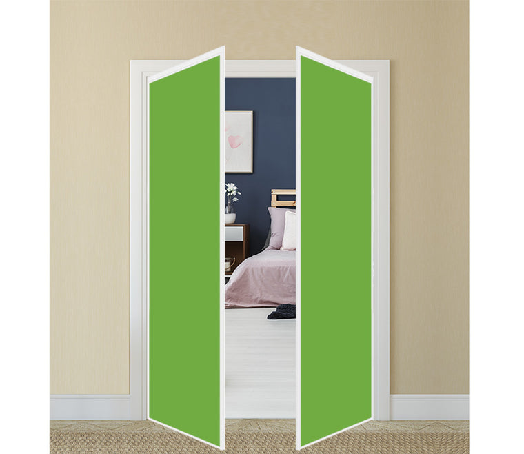 Nova Pivot Closet Doors - Style 01 | Glass Door | Swing Door | Green