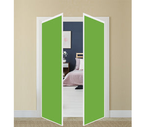 Nova Pivot Closet Doors - Style 01 | Glass Door | Swing Door | Green | Buy Doors Online