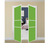 Nova Pivot Closet Doors - Style 06 | Glass Door | Swing Door | Green