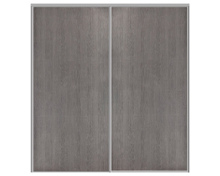 Nova Sliding Closet Doors - Style 01 | Panel Door | Grey