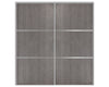 Nova Sliding Closet Doors - Style 03 | Panel Door | Grey | Buy Doors Online