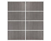 Nova Sliding Closet Doors - Style 04 | Panel Door | Grey | Buy Doors Online