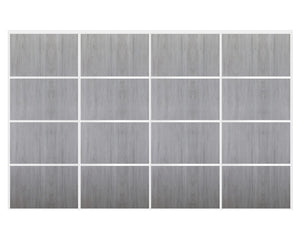 Nova Sliding Closet Doors - Style 04 | Panel Door | Light Grey | Buy Doors Online