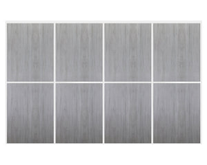 Nova Sliding Closet Doors - Style 02 | Panel Door | Light Grey | Buy Doors Online
