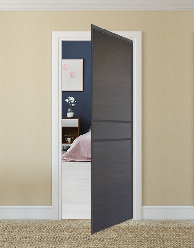 Nova Pivot Closet Doors - Style 07 | Panel Door | Swing Door | Japan Oak