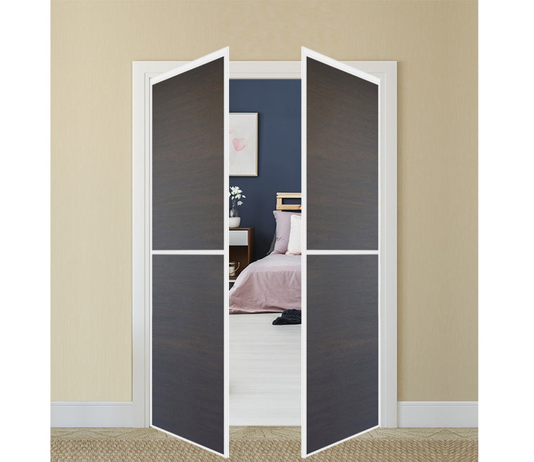 Nova Pivot Closet Doors - Style 02 | Panel Door | Swing Door | Japan Oak