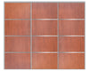 Nova Sliding Closet Doors - Style 04 | Panel Door | Korean Mahogany | Buy Doors Online