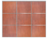 Nova Sliding Closet Doors - Style 03 | Panel Door | Korean Mahogany | Buy Doors Online